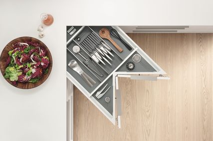 Storage solutions – Space Twin, Space Corner, Sink Cabinet