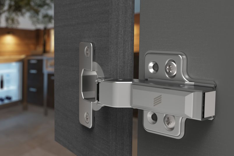 The Veosys stainless steel hinge is highly resistant to corrosion.