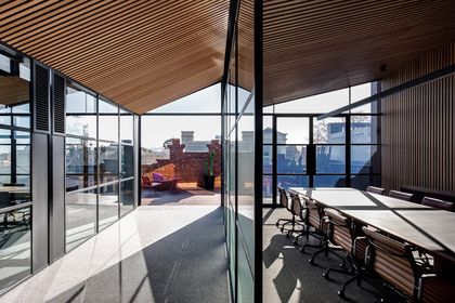 Screenwood panels provide modern touch to Malvern office