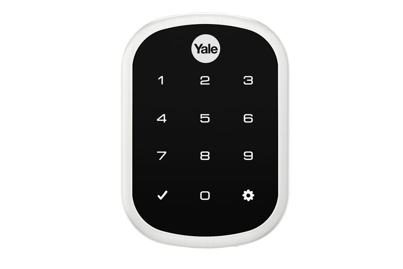 The Yale Assure Lock enables the home to be locked and unlocked with smartphone.