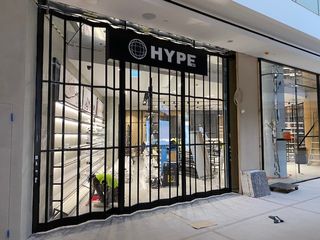Concertina doors for Hype DC at Karrinyup in WA