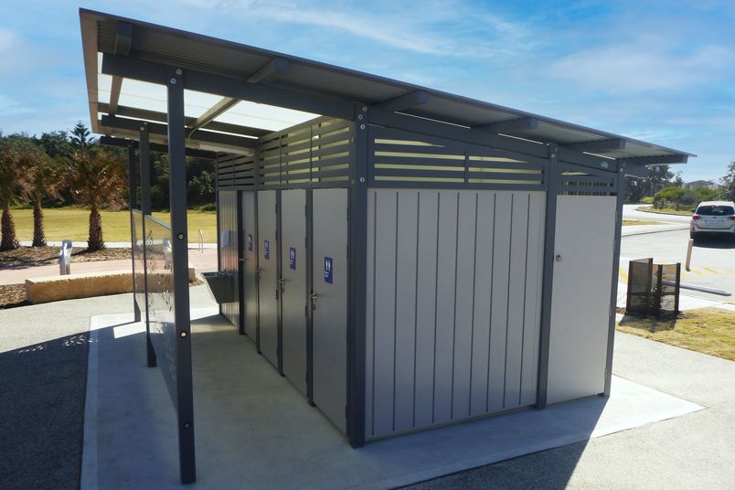 Landmark installed their first K9800 Fremantle Series aluminium restroom at Robinson Reserve NSW.