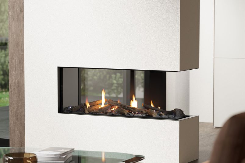 Get closer to the flames than ever before with the Escea DN1150 Peninsula gas fireplace.