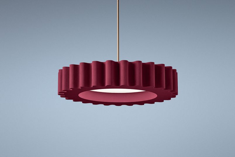 Large Opera pendant in Rouge.