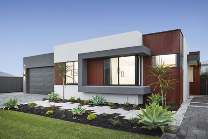 Biowood castellated two-tone facades at Inspired Homes, WA