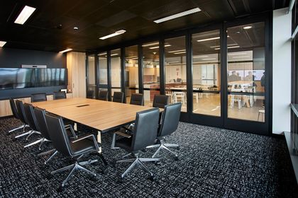 Konnect double glazed operable walls at Data#3 office