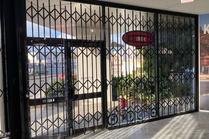 Commercial expanding doors comply with security standards